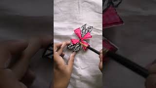 Amazing tricks with cloth painting easytrick ideas art diy youtubeshorts [upl. by Ernestus367]