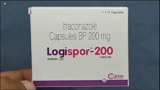 Logispor200 Capsule  Itraconazole Capsules  Itraconazole 200mg Capsule  Logispor 200mg Capsule [upl. by Ier924]