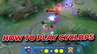 HOW TO PLAY THE CYCLOPS  POWERFUL CYCLOPS BUILD amp EMBLEM 2024 MOBILE LEGENDS MAGE CYCLOPS GAMEPLAY [upl. by Ycinuq157]