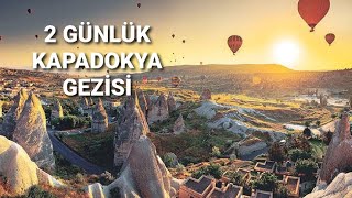 KAPADOKYA GEZİSİ 2 GÜNDE TUR İLE KAPADOKYA [upl. by Kaasi]