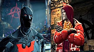 Batman Arkham Origins  2039 Style Batman Beyond Vs Anarky  Most Wanted Mod [upl. by Malory346]