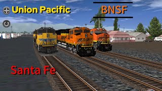 Trainz 2 BNSF Union Pacific amp Santa FE in the Cajon Pass [upl. by Yattirb]