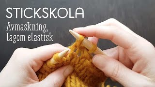 Maska av lagom elastiskt – STICKSKOLA [upl. by Bubalo936]