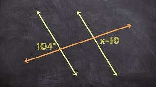 Using Corresponding Angles to Solve for X [upl. by Eob]