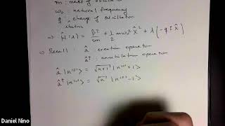 26 Example QM harmonic oscillator in a constant electrostatic field  Setting up problem [upl. by Anitnahs119]