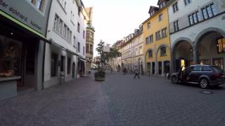 STREET VIEW Vom Stephansplatz bis zur Konzilstrasse in Konstanz am Bodensee in GERMANY [upl. by Wrand]