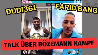 FARID BANG im Talk mit DUDI 361 nach dem BÖZEMANNKampf auf TikTok faridbang dudi361 bözemann [upl. by Nairdna]