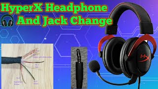 HYPERX HEADPHONE AUX JACK BROKEN FIX AT HOME EASY WAY [upl. by Elizabeth]