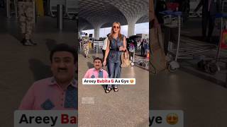 Areey Babita Ji Aa Gye😍 babitaji jethalal tarakmehtakaultachashma tmkoc dilipjoshi munmundutta [upl. by Alidis359]