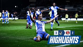 Extended Highlights  Bristol Rovers 32 Charlton Athletic [upl. by Anceline605]