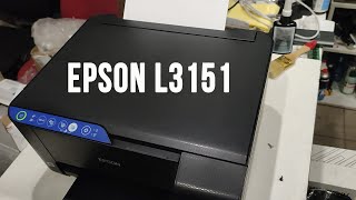 Epson L3151 принтер не печатает или печатает с полосами самостоятельное обслуживание и ремонт [upl. by Ettezyl]