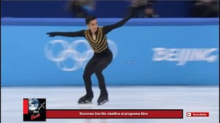 Espectacular Donovan Carrillo clasifica en debut Patinaje Artístico de JJOO de Invierno Beijing 2022 [upl. by Hancock]