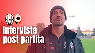 Interviste post partita Crema vs Sant’Angelo 12 Mister Brognoli [upl. by Heurlin]