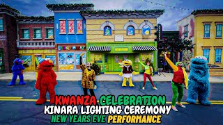 Kinara Lighting Ceremony  New Years Eve Performance  Kwanzaa Celebration Sesame Place Philadelphia [upl. by Cigam]