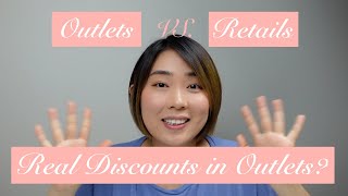 How to choose Outlet vs Retail Does the discount in Outlets Real Any secrets behind the scenes [upl. by Retsae]