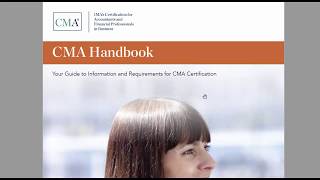 2 Handbook CSO and LOS of IMA Institute of Management Accountants [upl. by Marlie]