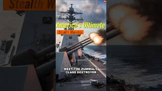 ZumwaltClass Destroyer America’s Ultimate Stealth Warship 🚢💥 shorts zumwalt warship [upl. by Aliahs774]