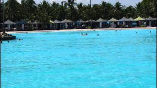 Wave pool at Siam Park Bangkok Thailand [upl. by Joed718]