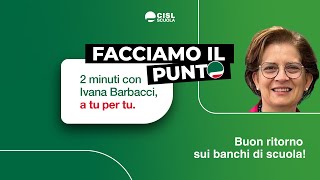 FACCIAMO IL PUNTO  Buon ritorno sui banchi di scuola [upl. by Calmas]