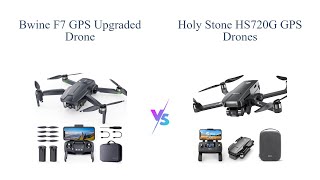 Bwine F7 VS Holy Stone HS720G 🚁 Which Drone is Better for YOU 🤔 [upl. by Arny738]