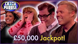 Rob Beckett Richard Osman amp More Winning £50000 Jackpot 🥳  Celebrity Catchphrase [upl. by Noami]