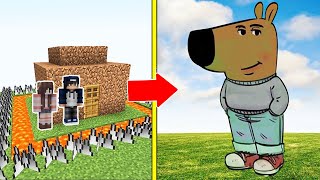 CHILL GUY Chàng Trai Thư Giãn Tấn Công Nhà Được Bảo Vệ Bởi bqThanh amp Ốc Minecraft [upl. by Rolyt]