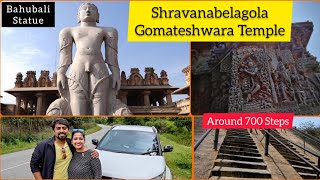 Shravanabelagola Gomateshwara Temple 🙏  Bahubali Statue  Jain Mandir  Vlog 22 [upl. by Burrill835]