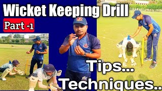 How to Improve Wicket keeping on Spin Bowling  Best Wicket Keeping Drill [upl. by Rehpotsyrk321]