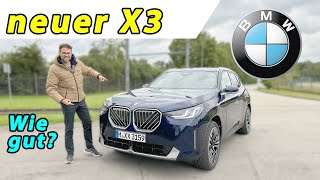 Neuer BMW X3 im Test 20i 4cyl gegen X3 M50 6cyl G45 [upl. by Pearson]