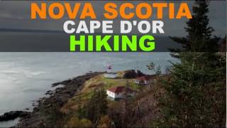 Cape dOr  Hiking in Nova Scotia [upl. by Esiom877]