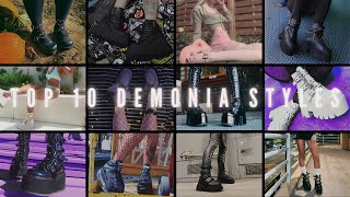 Top 10 Demonia Shoes and Boots of 2021 [upl. by Ellinad]