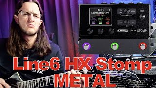 Line6 HX Stomp  Metal [upl. by Seiuqram]