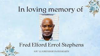 The Funeral Service Of The Late Fred Elford Errol Stephens [upl. by Enidaj]