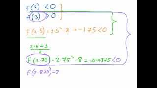 How to perform Interval Bisections  Numerical Methods  Finding Approximations [upl. by Atiral]