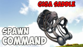 Giga Saddle ARK Spawn COMMAND  How To Summon GIGA SADDLE Ark CODE 2023 [upl. by Carlo]