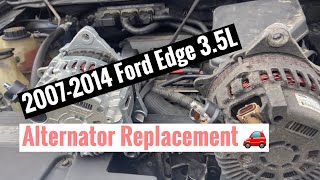 20072014 Ford Edge 35L Alternator Replacement 🚗 [upl. by Aryan38]