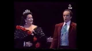 Montserrat Caballè and José Carreras singing Zarzuela 1991 [upl. by Epolenep]