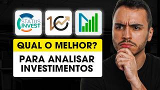 Qual o melhor site para ANALISAR AÇÕES E FIIS Status Invest Investidor10 Fundamentus [upl. by Longerich]