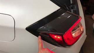 2018 Honda Civic Sport Touring Rear Tail Light Removal  Reverse Light Replacement [upl. by Nonnelg]