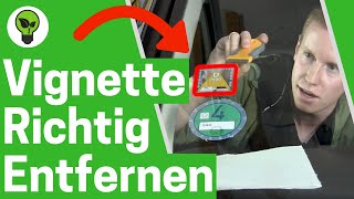 Vignette Entfernen und Wiederverwenden ✅ TOP ANLEITUNG Wie Autobahnvignette von Scheibe Ablösen [upl. by Aiahc157]