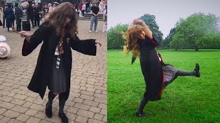 Dancing Hermione LeviOH SHE DID THAT [upl. by Miarzim]