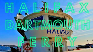 The HalifaxDartmouth Ferry Experience  Downtown Dartmouth Nova Scotia 4K [upl. by Mortensen]