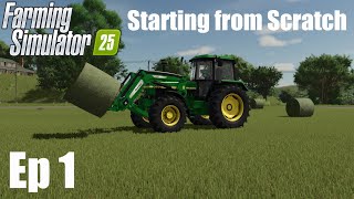 STARTING FROM SCRATCH in Riverbend Springs  FS25  Farming Simulator 25 [upl. by Dallman623]