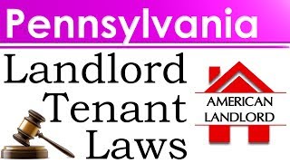 Pennsylvania Landlord Tenant Laws  American Landlord [upl. by Atilol370]