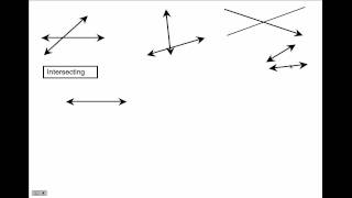 Parallel Intersecting Perpendicular [upl. by Linette]