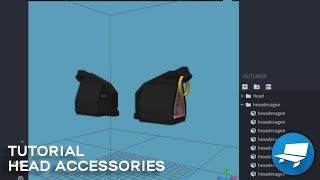 Tutorial Membuat 3d Head Accessories Seperti Tanduk Ayon dan Topi Gizan menggunakan BlockBench [upl. by Fraze448]