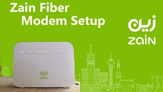 Zain modem setup zain ksa [upl. by Ahtamat485]