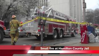 Fire at Hamilton County Jail in Chattanooga [upl. by Attenaz]