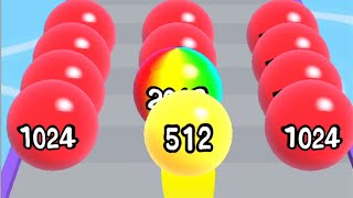 Ball Number Merge Games 3D Gameplay  Android iOS Mobile Game  Levels 3640 [upl. by Blinnie63]