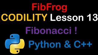 Fibonacci Frog Jump in Python and C Codility Coding Interview [upl. by Nyberg]